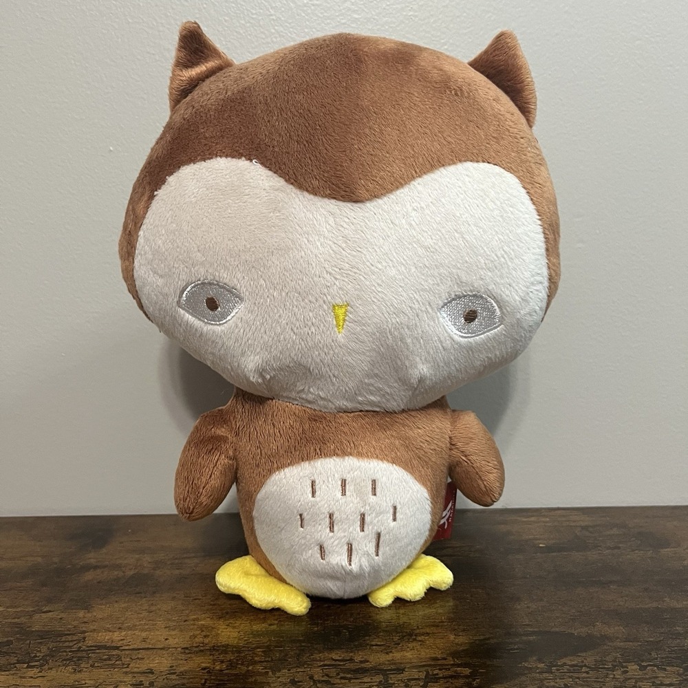 Marriott Hotel Owl 10" Plush Beans In Bottom Slightly Weighted READ